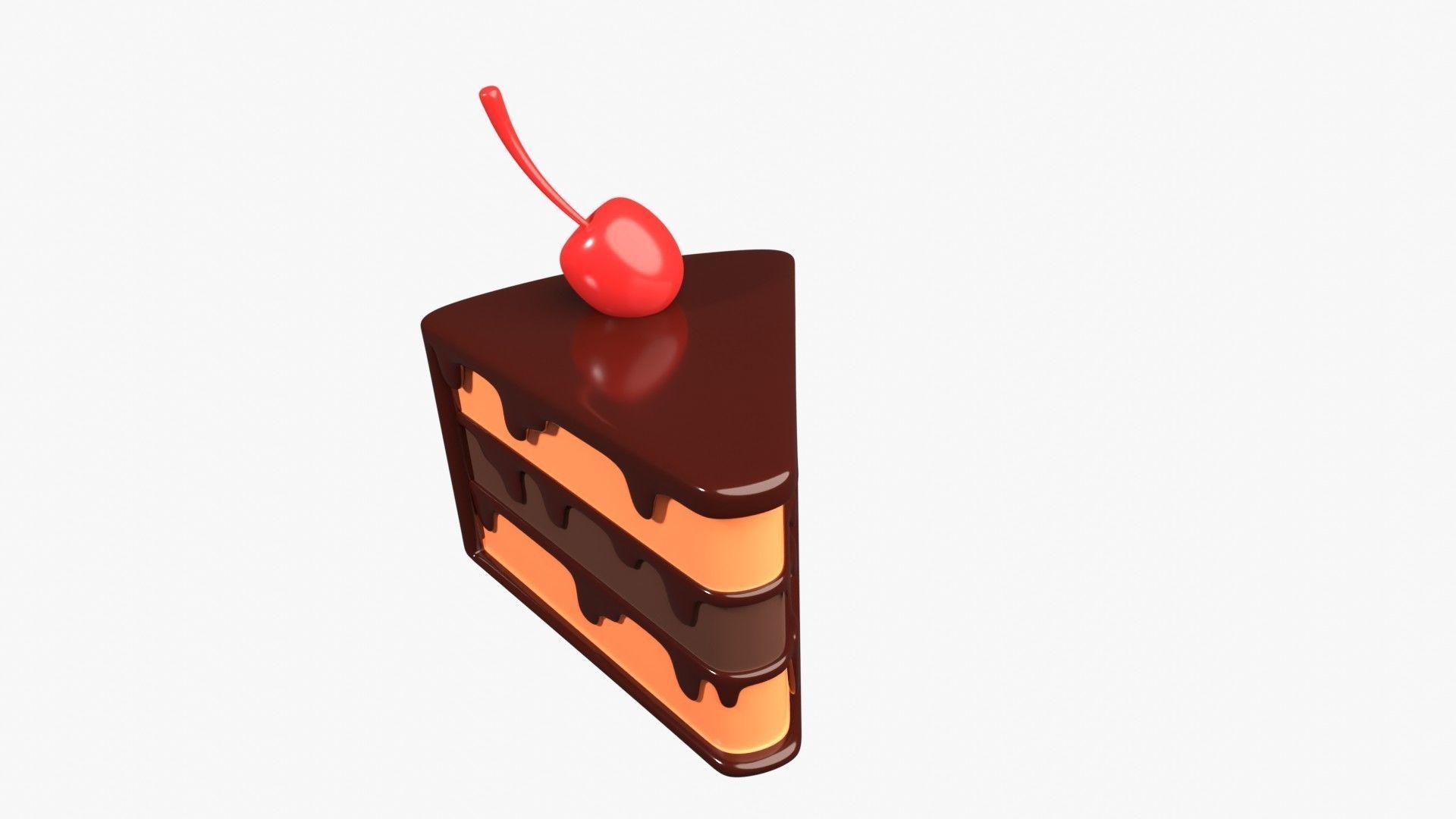 Cake 3D Illustration 3D model_3