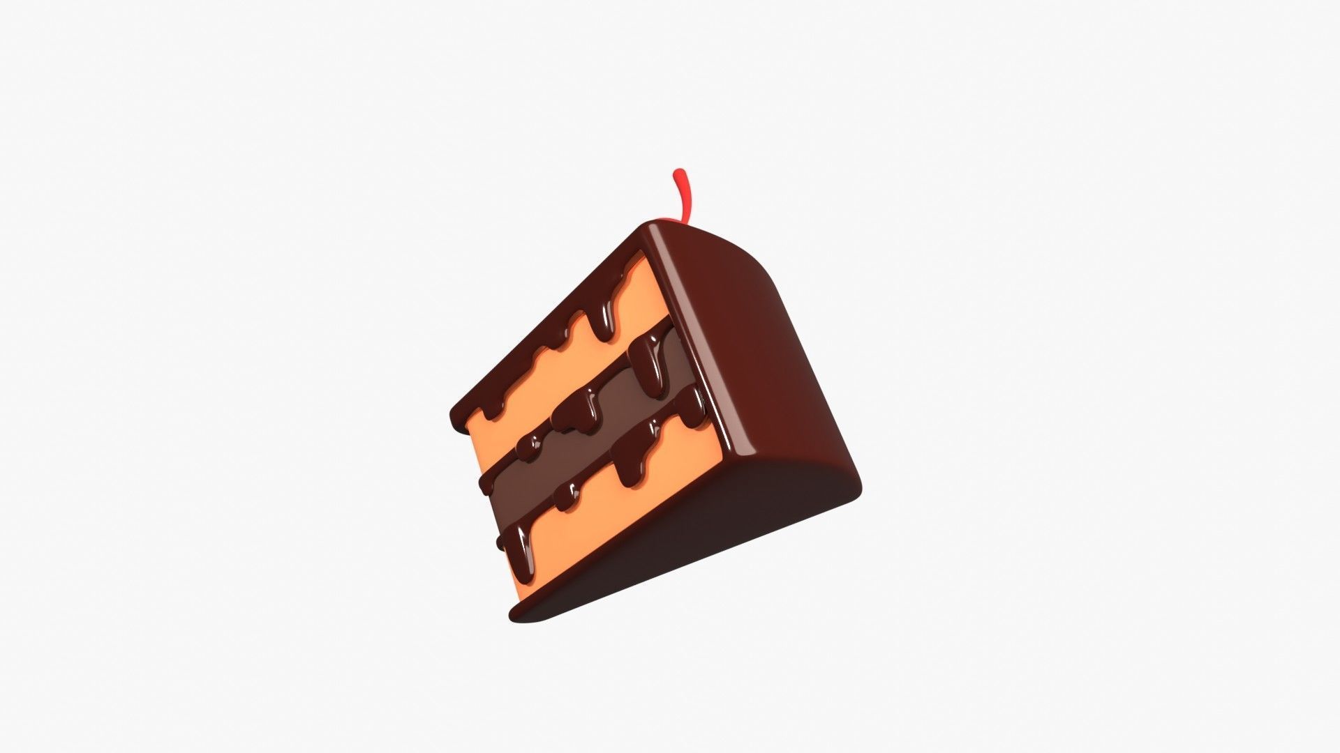 Cake 3D Illustration 3D model_10