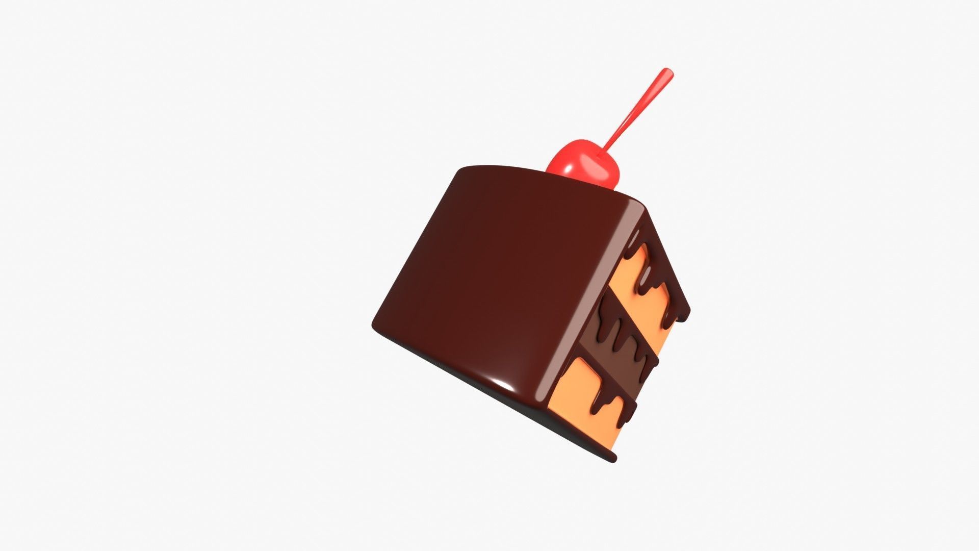 Cake 3D Illustration 3D model_16