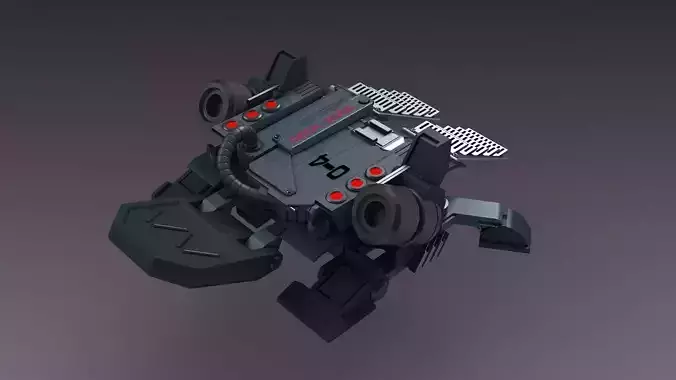 Sci-fi strobe capsule cabin deck console elevator