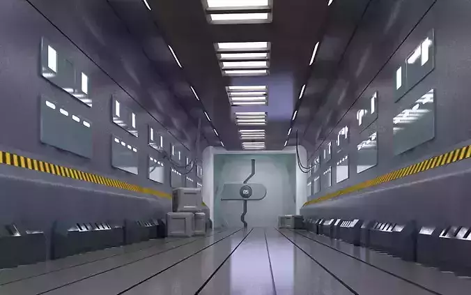 space stations passages sci fi scenarios corridors labs
