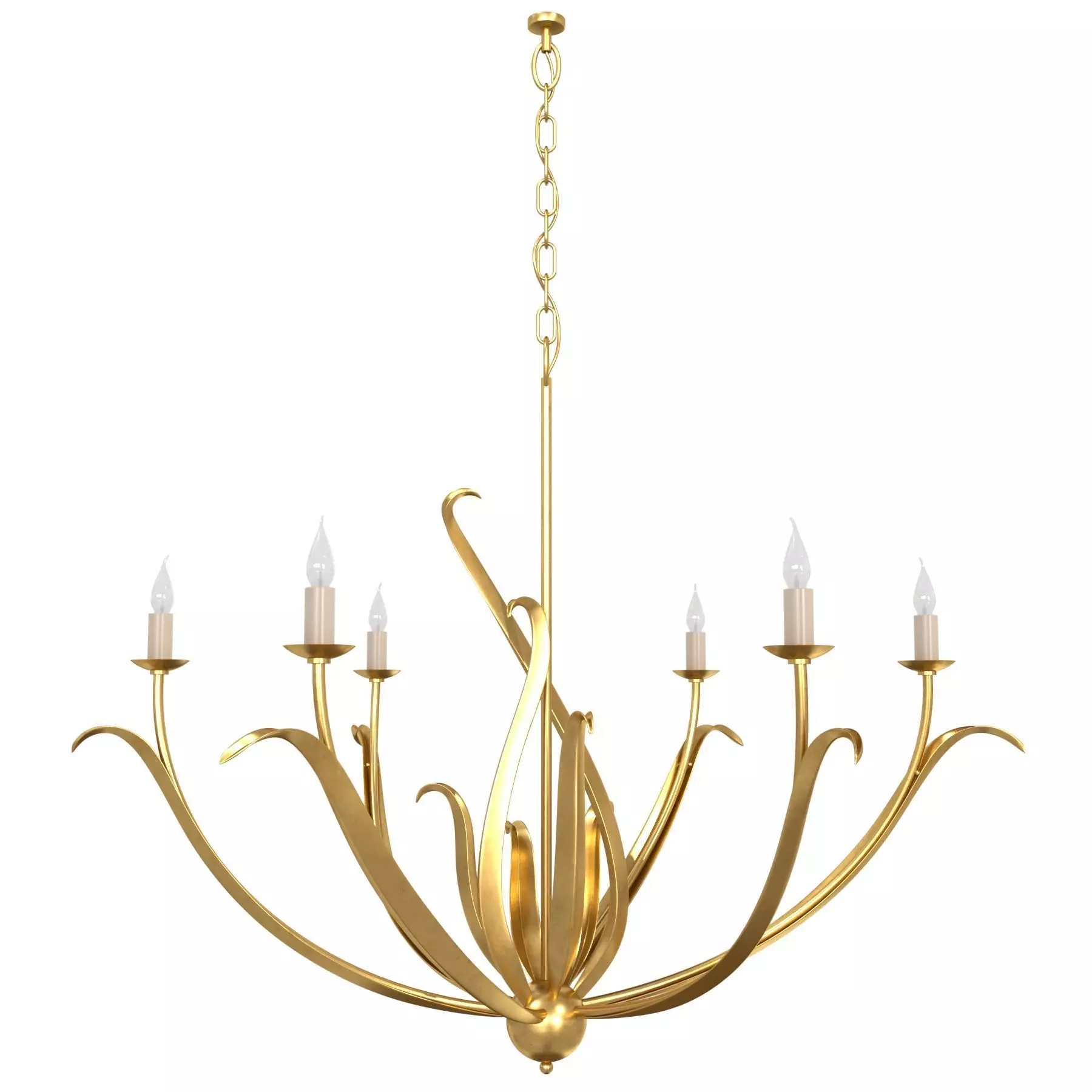 Currey and company menefee chandelier 3D model