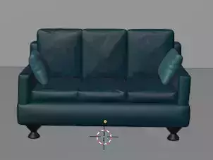 Luxurious Leather Sofa 3D print model