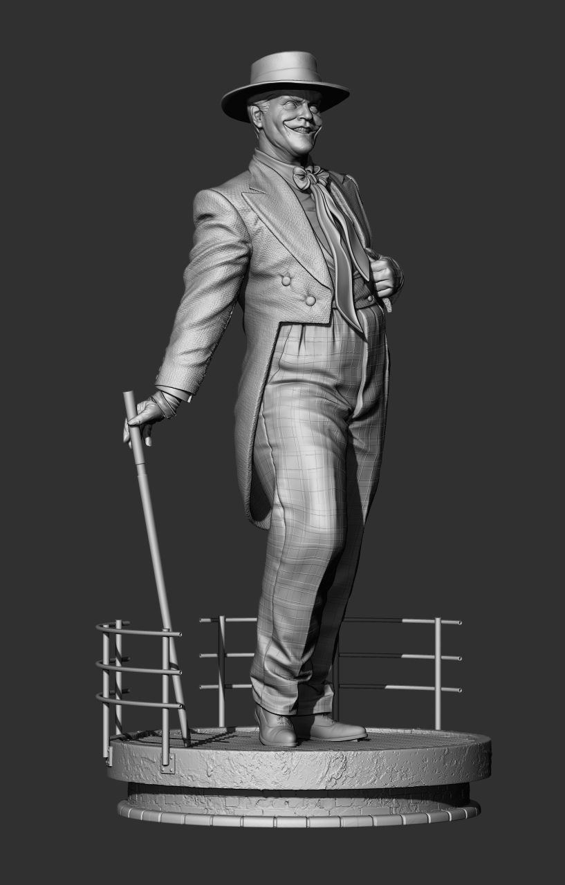 The Joker - Batman 1989 - 3D Print Model 3D print model_5