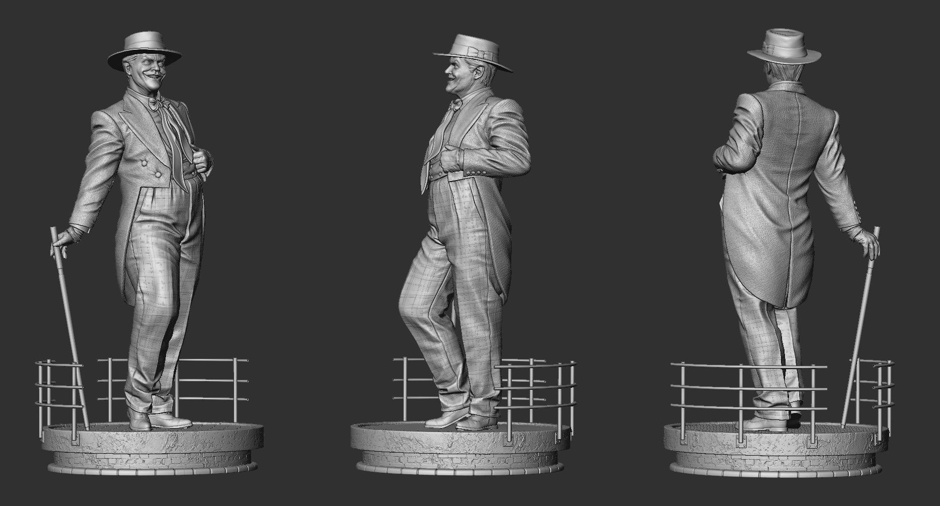 The Joker - Batman 1989 - 3D Print Model 3D print model_7