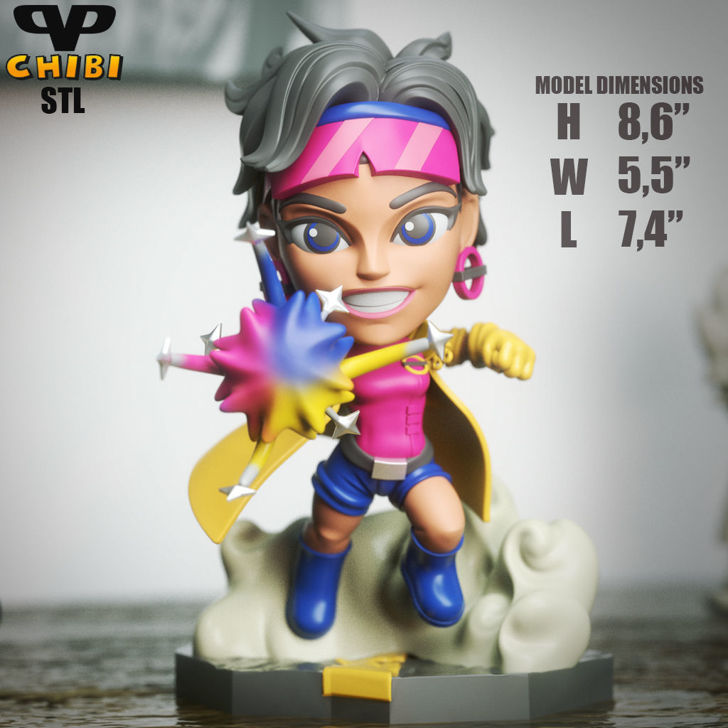 Jubilee Chibi STL for 3D Printing ChibiSTL 3DXM 3D print model_5