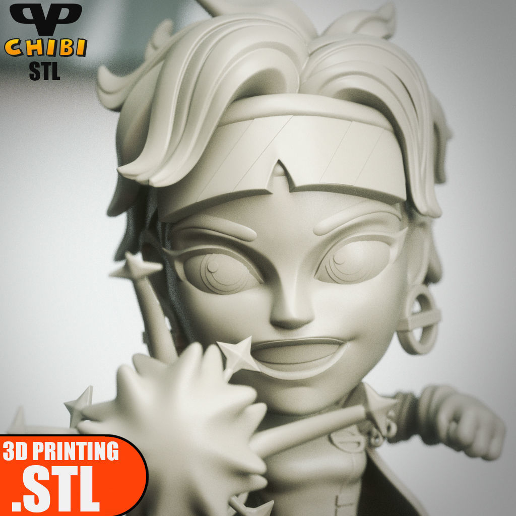 Jubilee Chibi STL for 3D Printing ChibiSTL 3DXM 3D print model_4