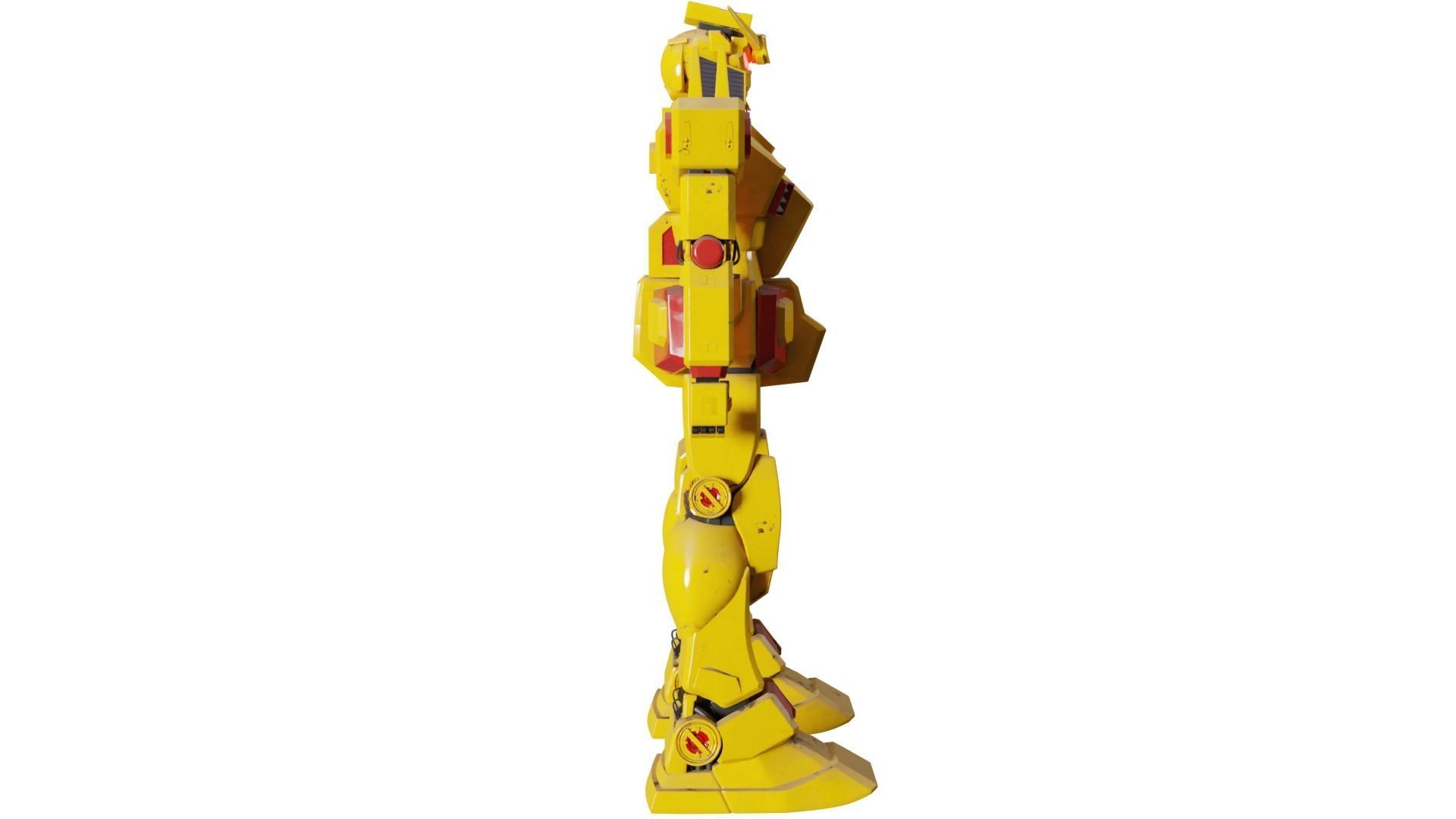 Giant Mecha Robot V3 Turbo 3D model_7