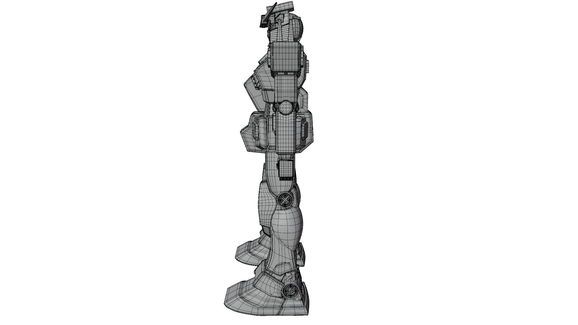 Giant Mecha Robot V3 Turbo 3D model_12