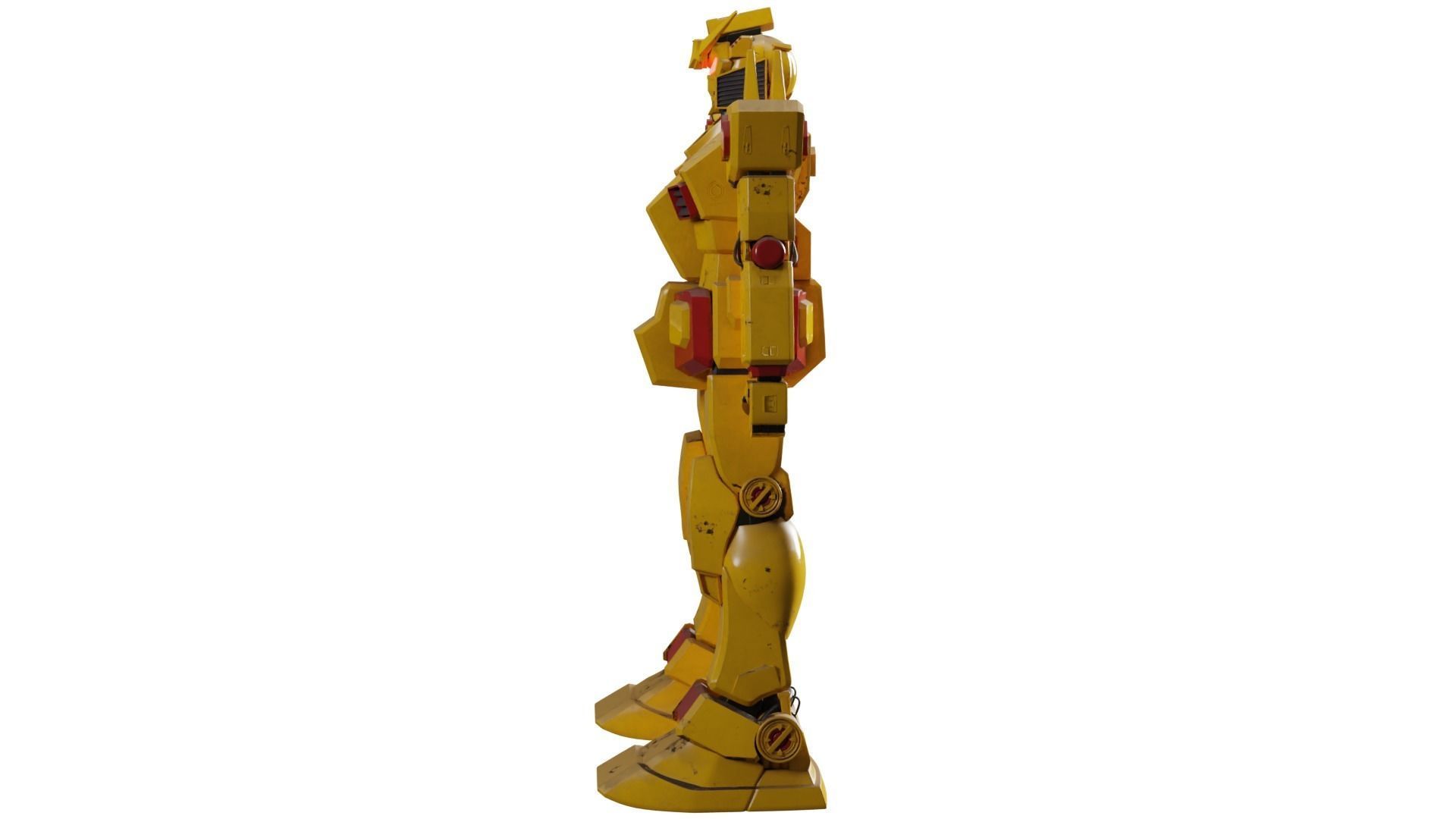 Giant Mecha Robot V3 Turbo 3D model_3