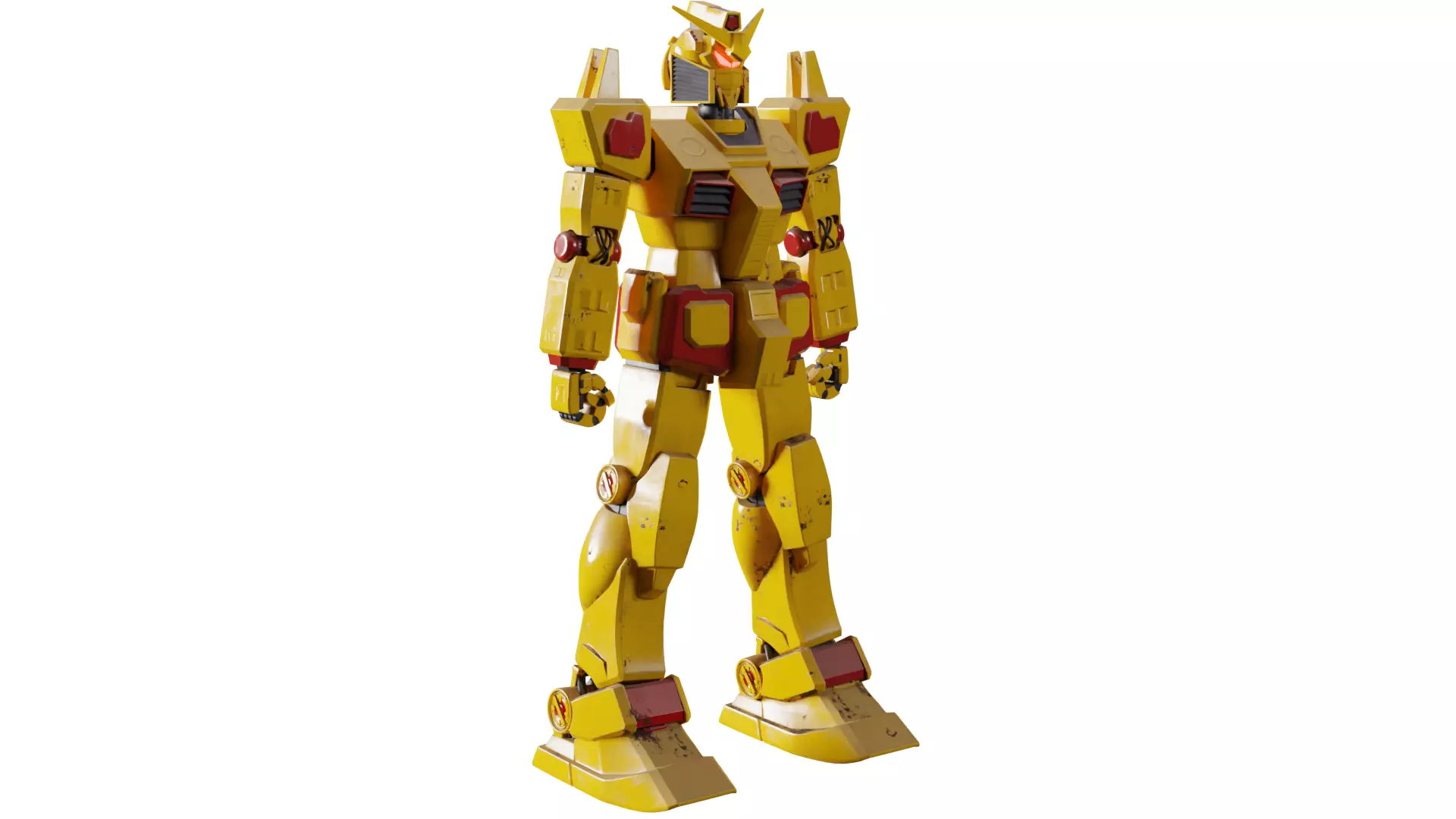 Giant Mecha Robot V3 Turbo 3D model_0