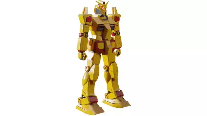 Giant Mecha Robot V3 Turbo 3D model