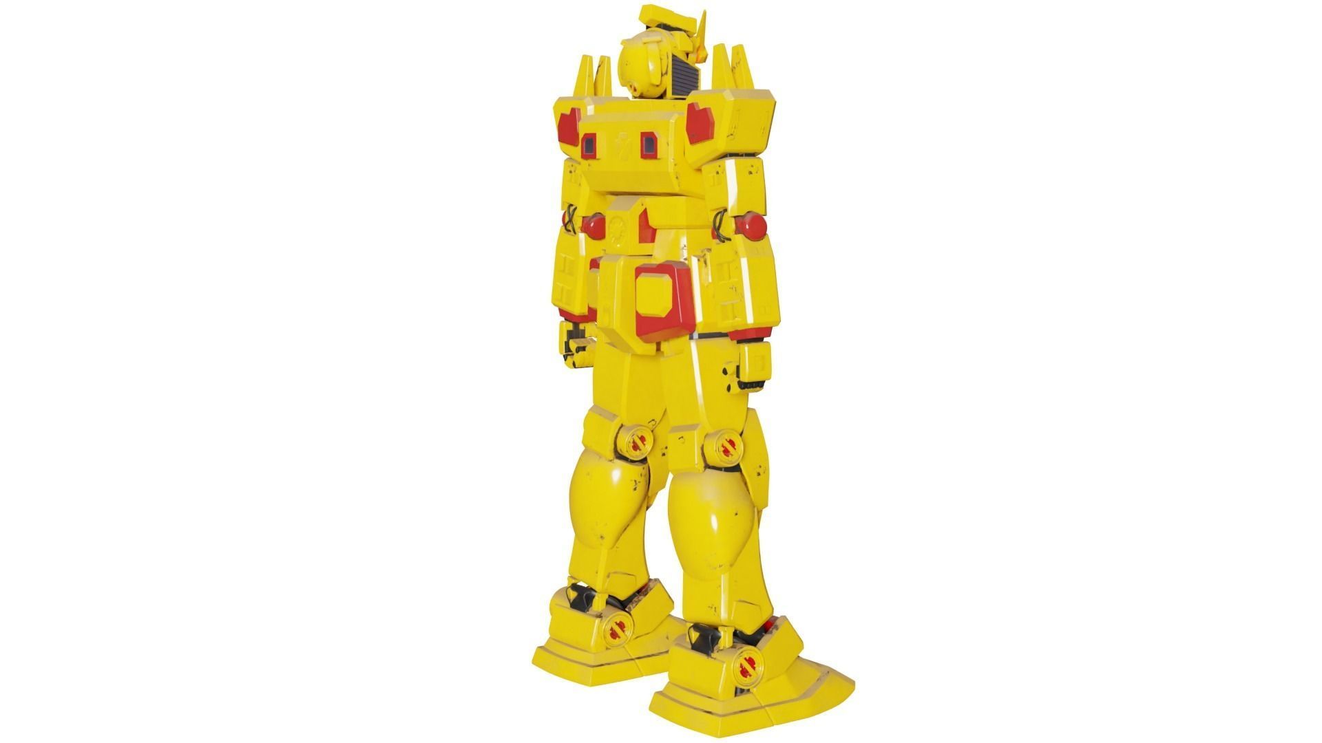 Giant Mecha Robot V3 Turbo 3D model_6