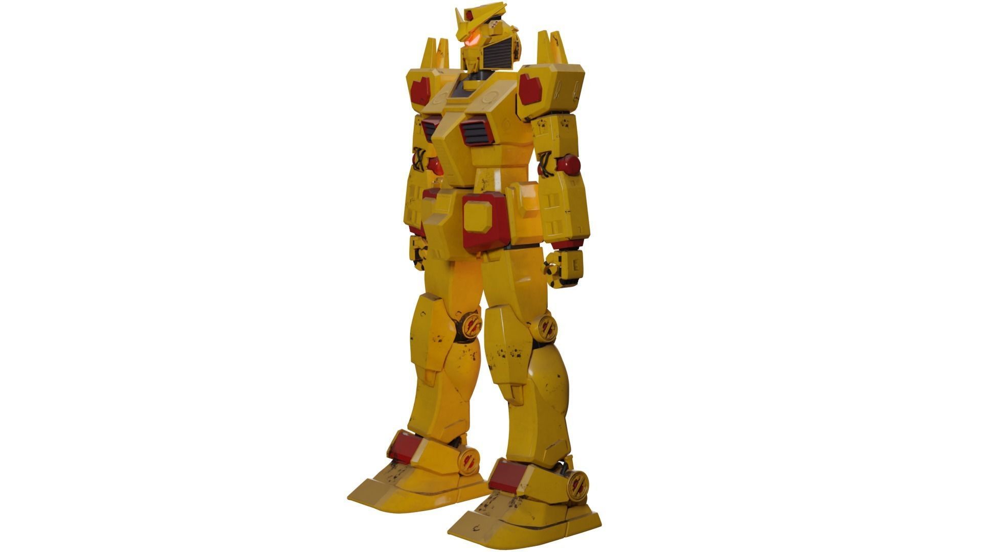 Giant Mecha Robot V3 Turbo 3D model_2
