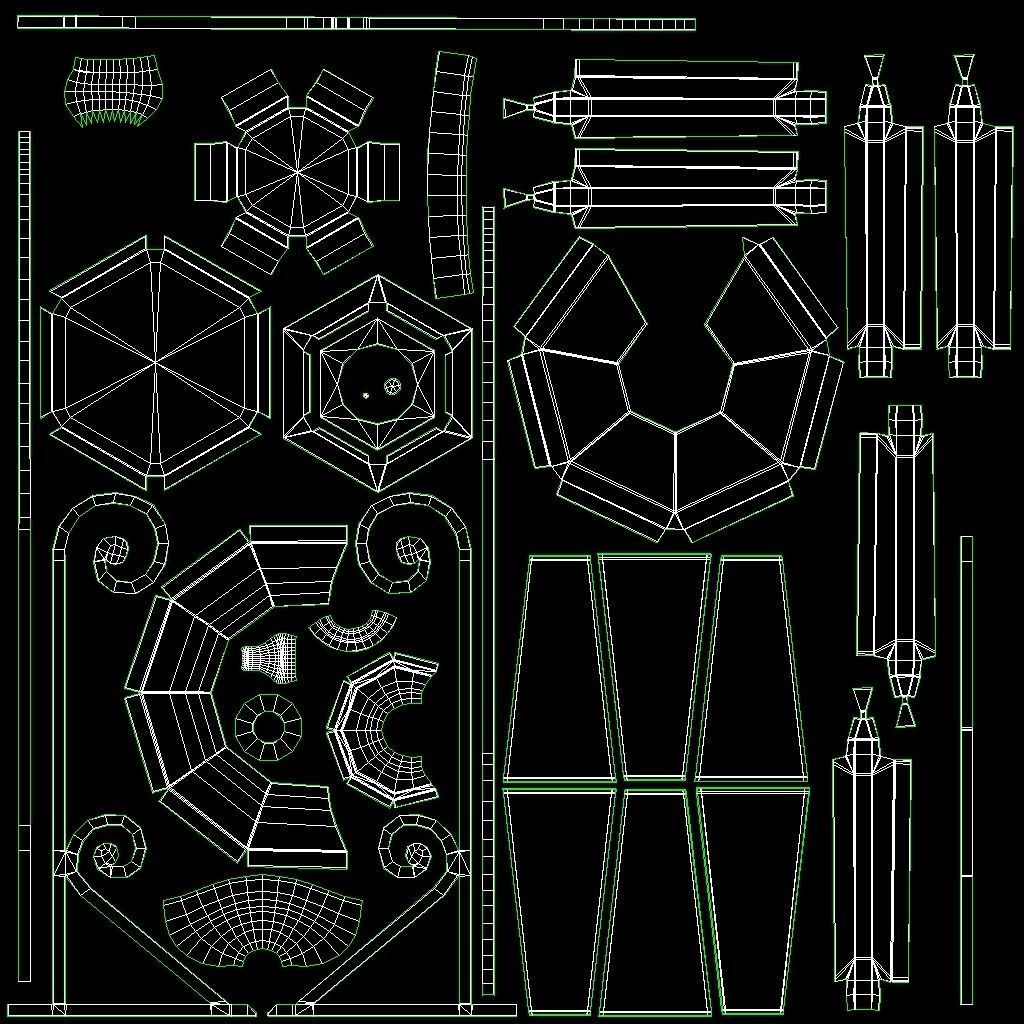 Street Light v4 Low-poly 3D model_14