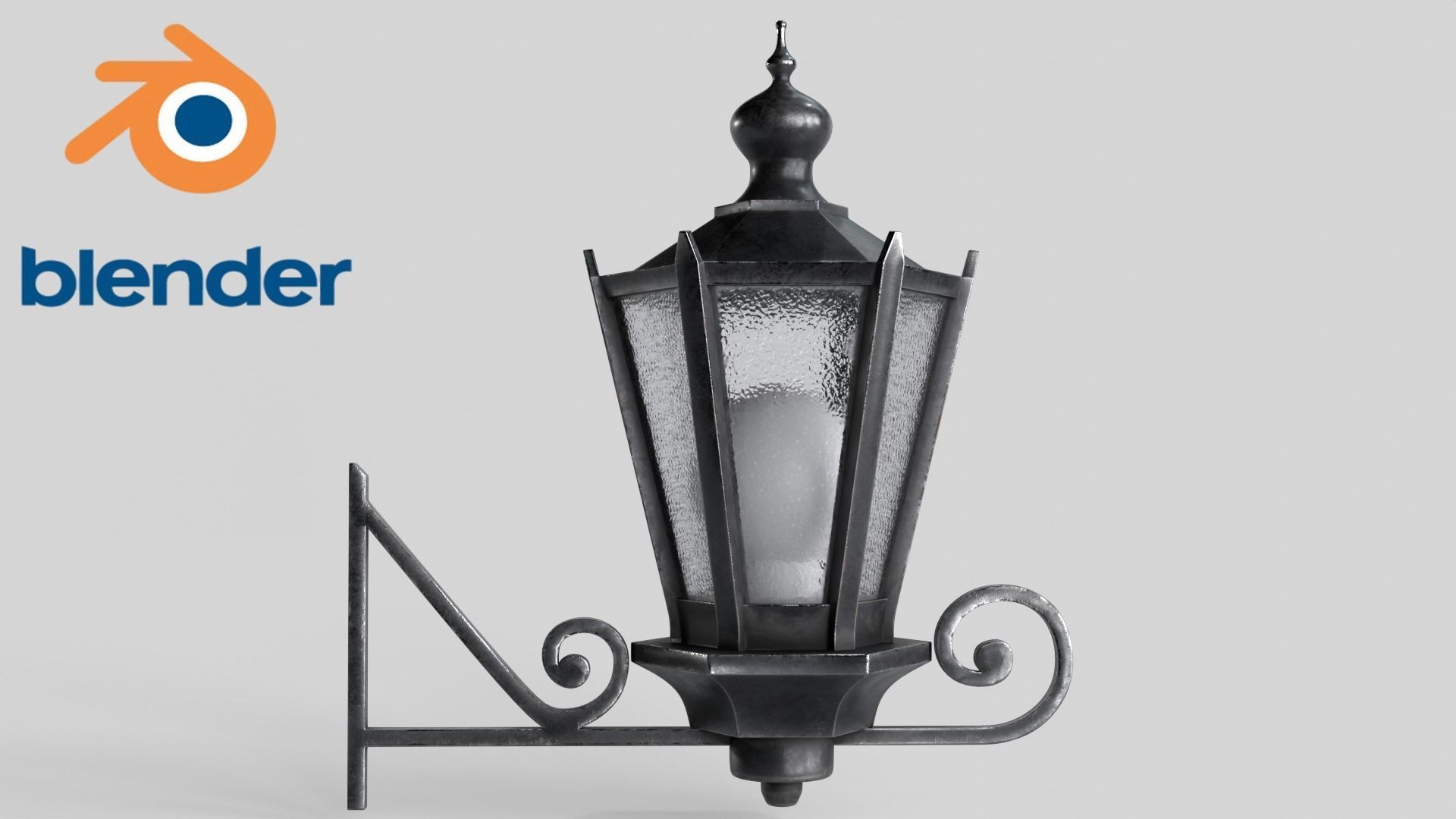 Street Light v4 Low-poly 3D model_6