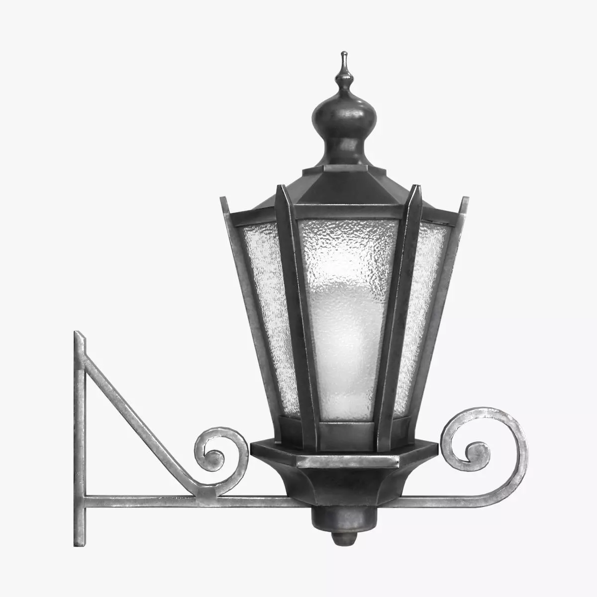 Street Light v4 Low-poly 3D model_0