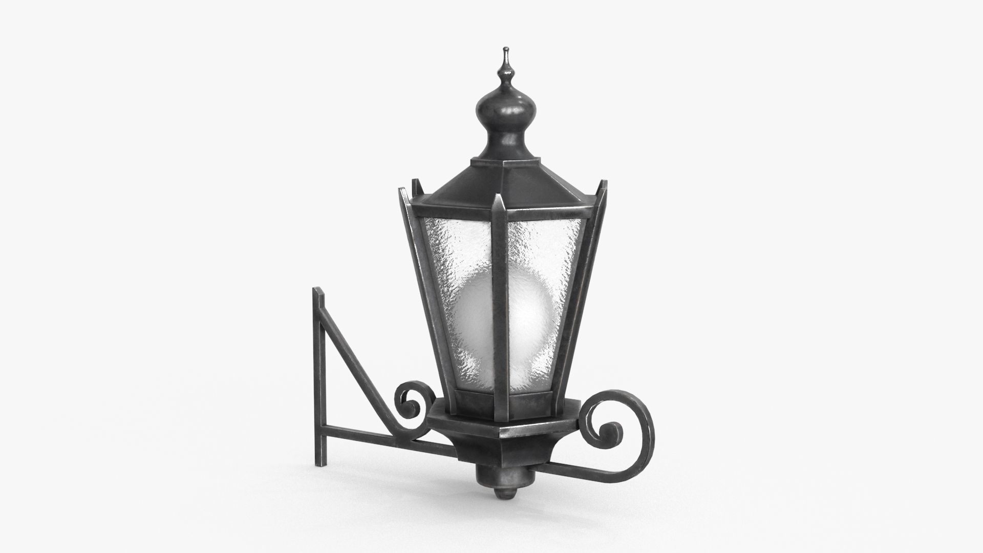 Street Light v4 Low-poly 3D model_12