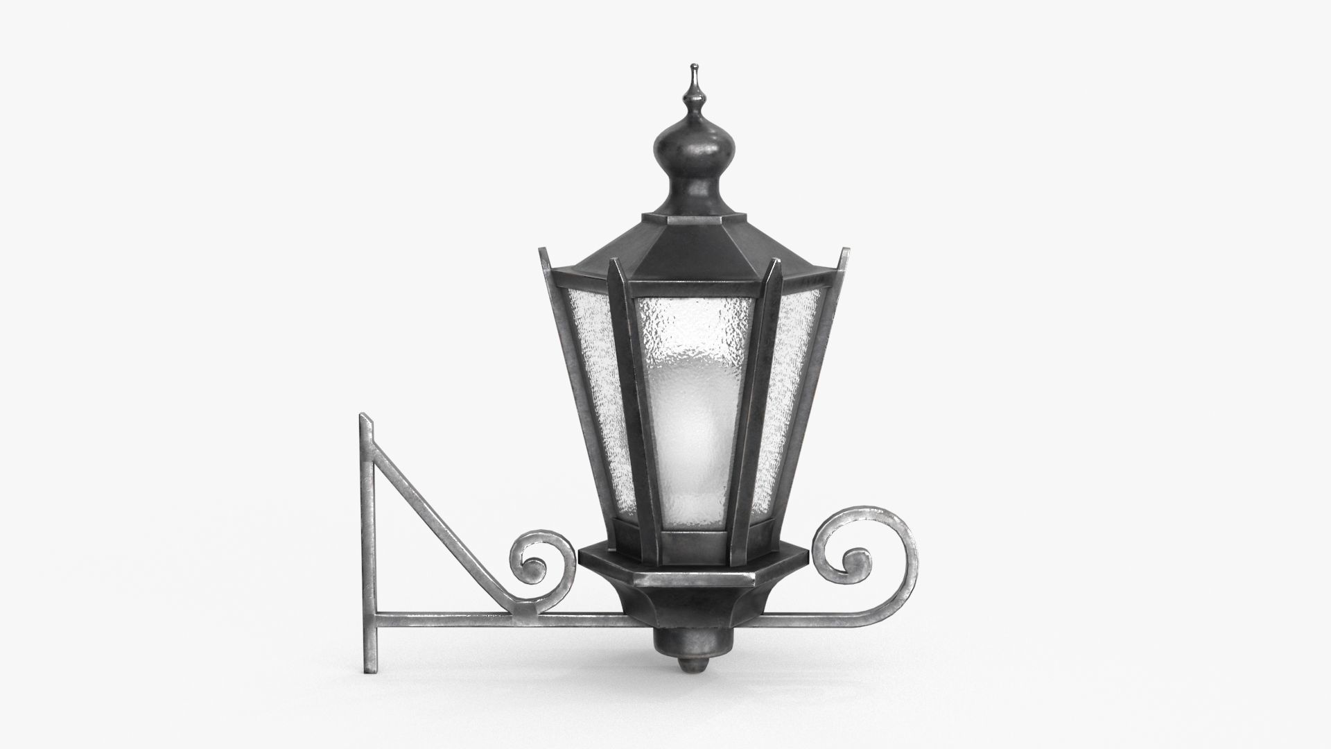 Street Light v4 Low-poly 3D model_2