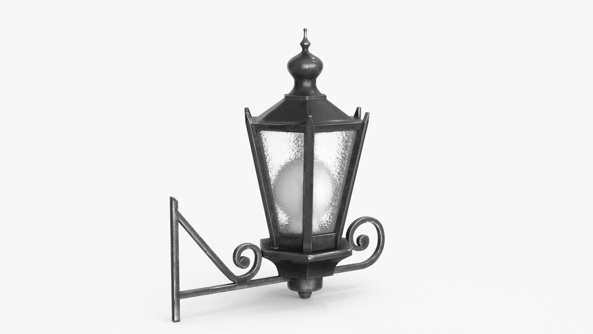 Street Light v4 Low-poly 3D model_7