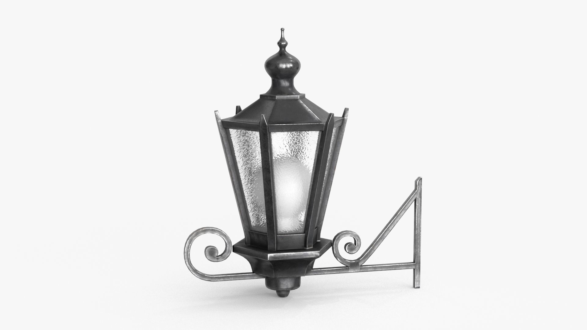 Street Light v4 Low-poly 3D model_10