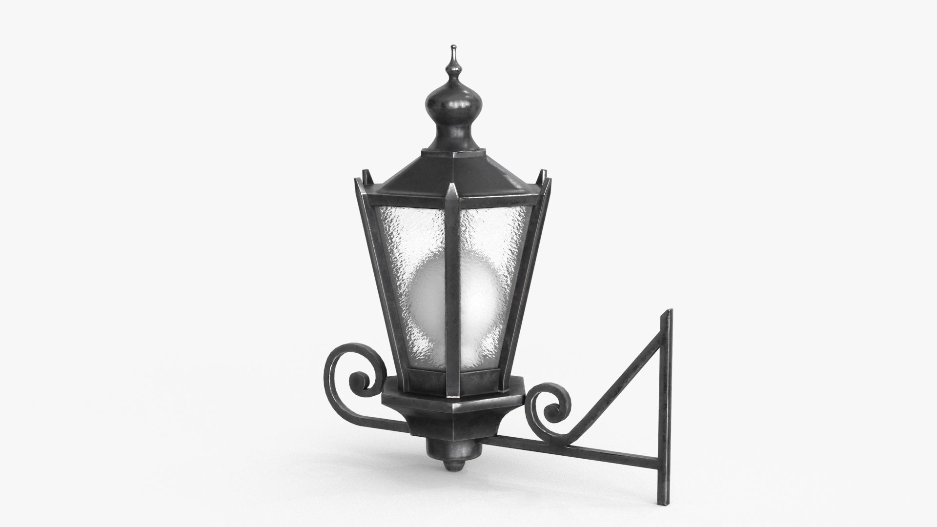 Street Light v4 Low-poly 3D model_9