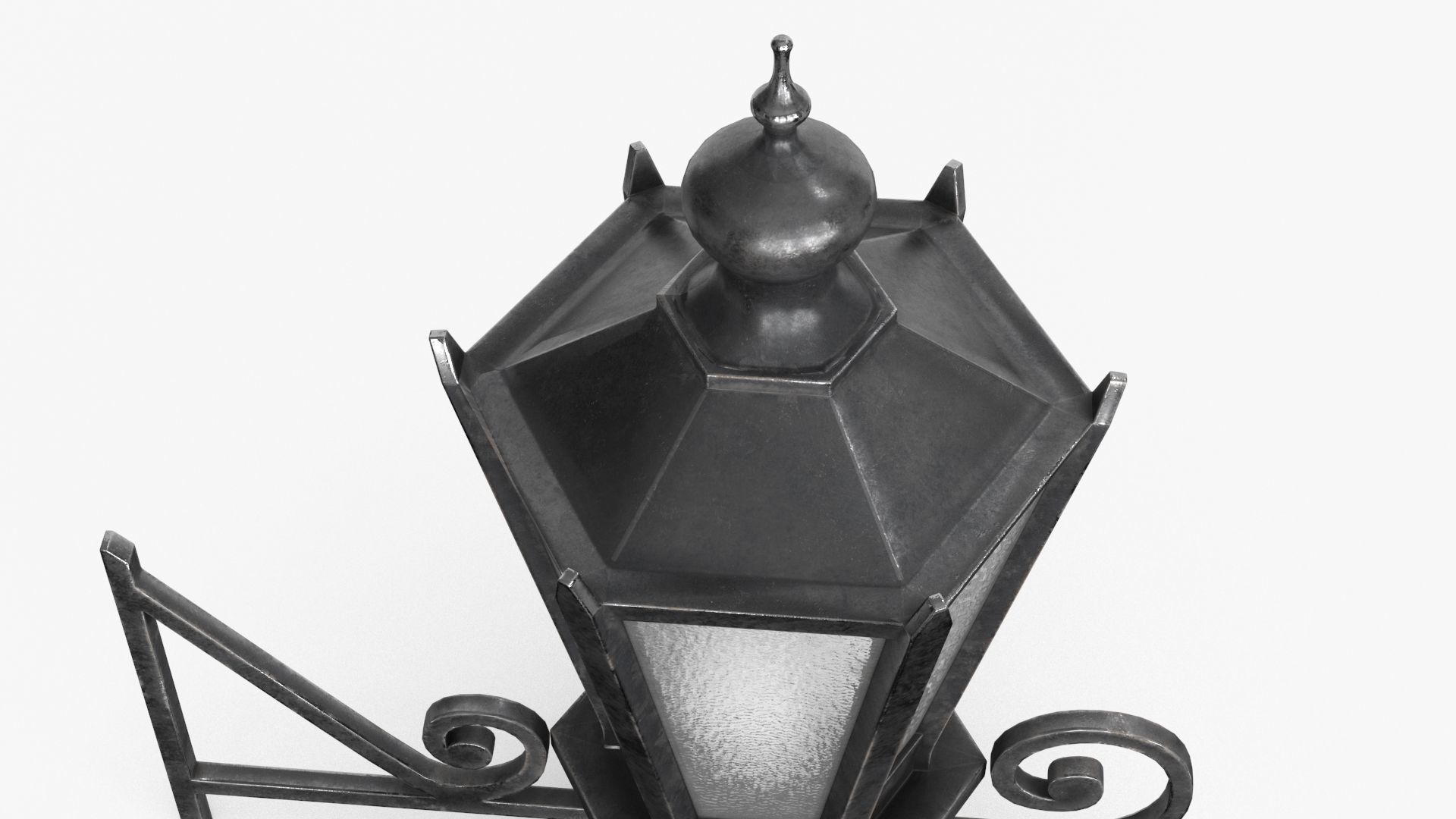 Street Light v4 Low-poly 3D model_3