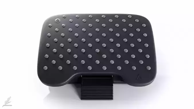 Ergonomic Office Footrest 3D model