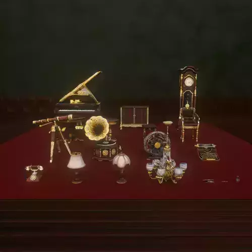 Antique Furniture Collections 3D model