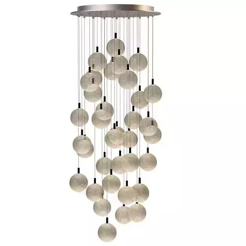 Catellani and Smith PAR 18 Chandelier Lamp with 16 diameter 3D model