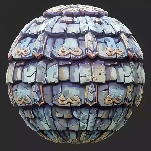 Stylized Roof Seamless Texture 