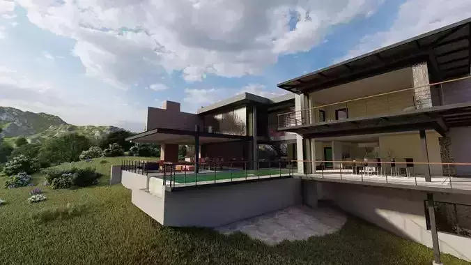 Casa Scene-villa-modern house