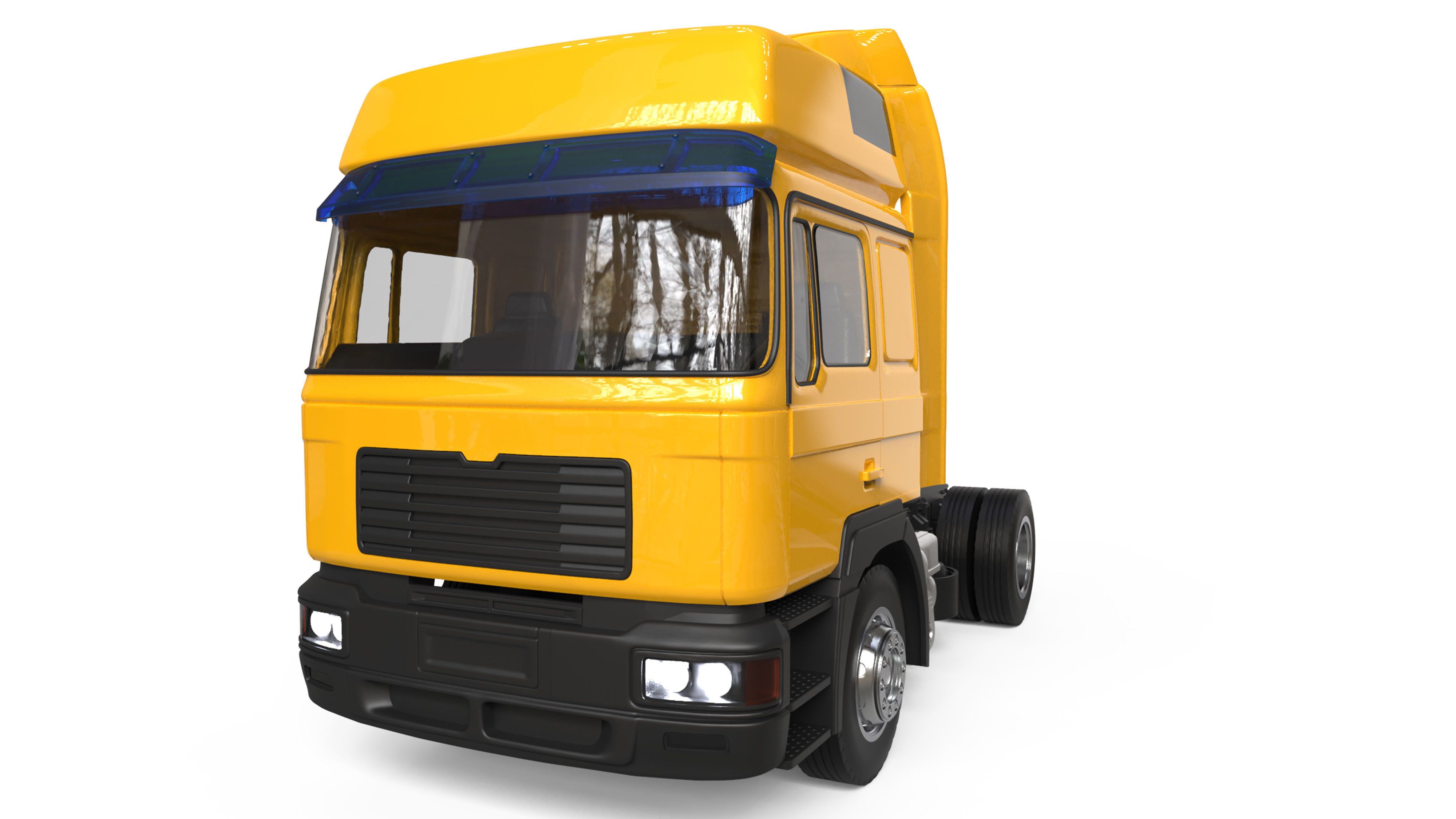 German industrial Truck F2000 Evolution Cab over engine  3D print model_16