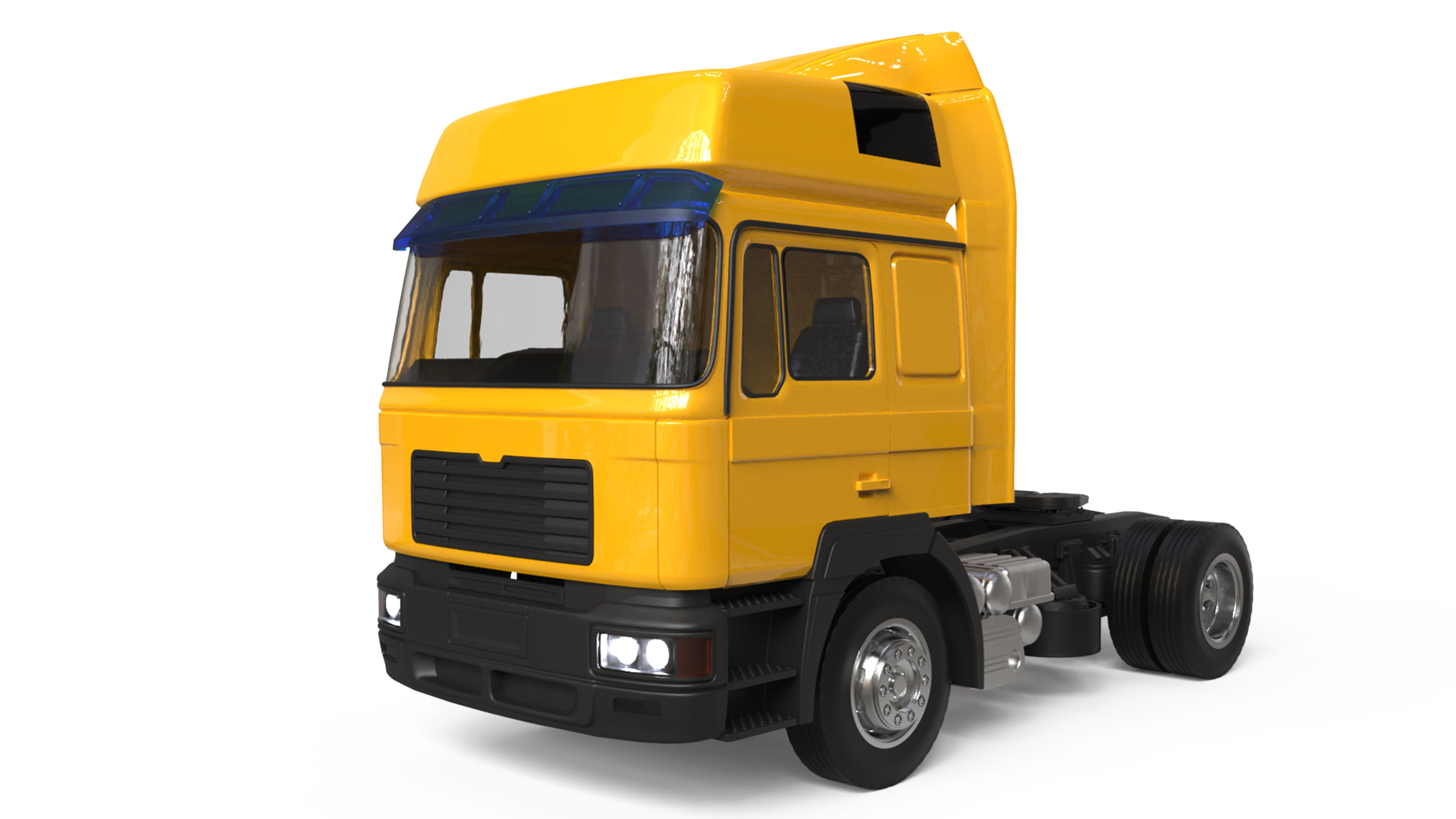 German industrial Truck F2000 Evolution Cab over engine  3D print model_5