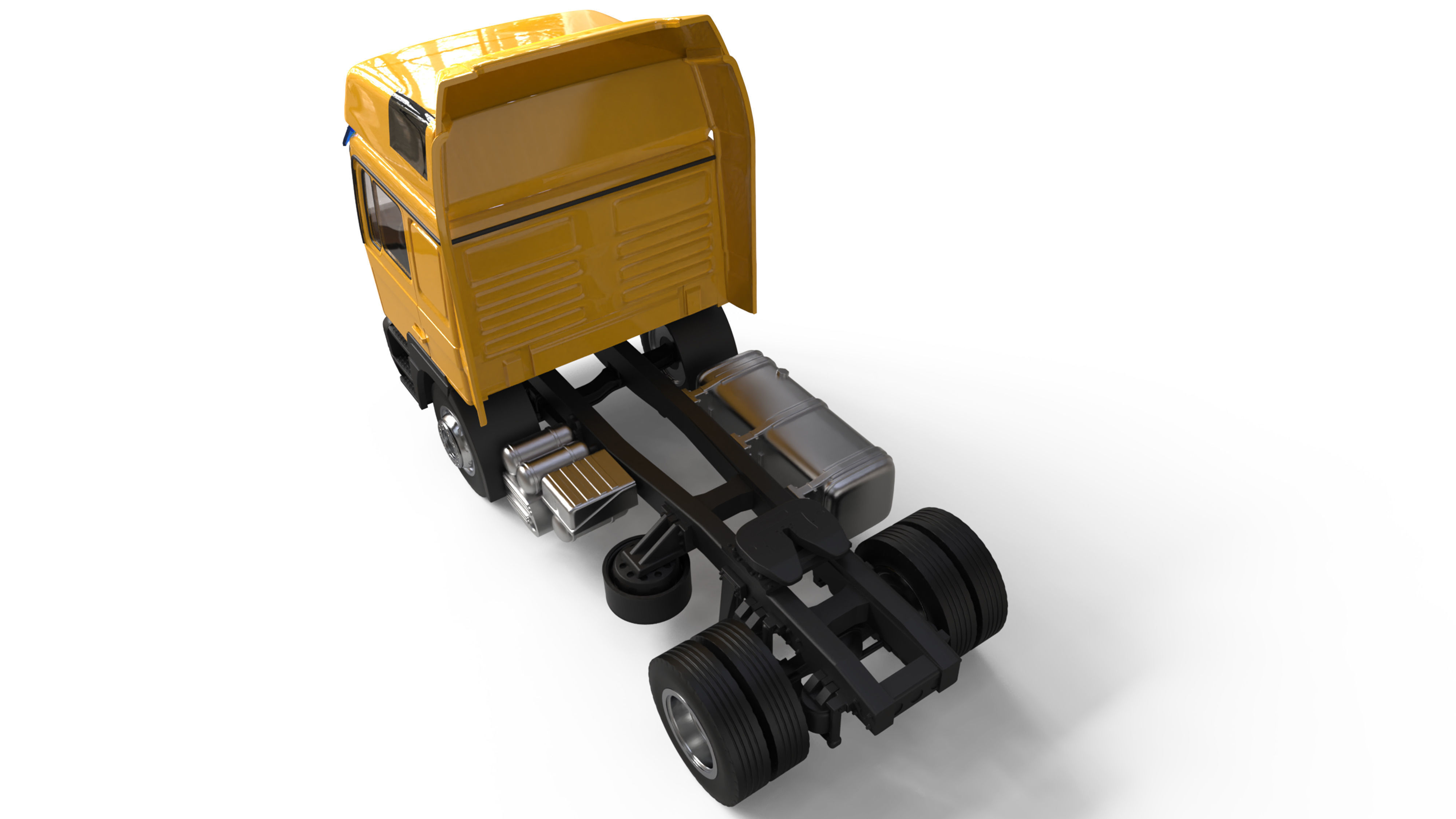 German industrial Truck F2000 Evolution Cab over engine  3D print model_8