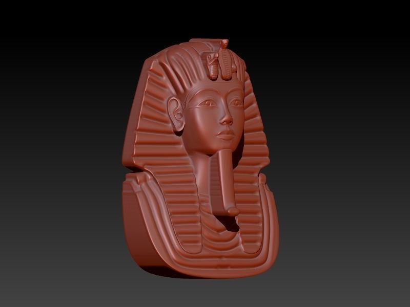 Egypt King Tutankhamun Pendant Necklace Charm Jewelry 3D print model_1