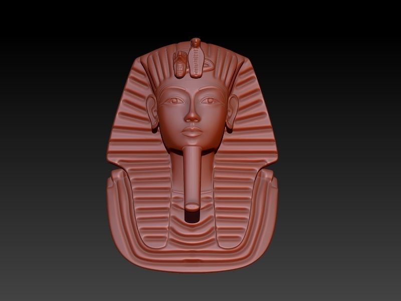 Egypt King Tutankhamun Pendant Necklace Charm Jewelry 3D print model_3