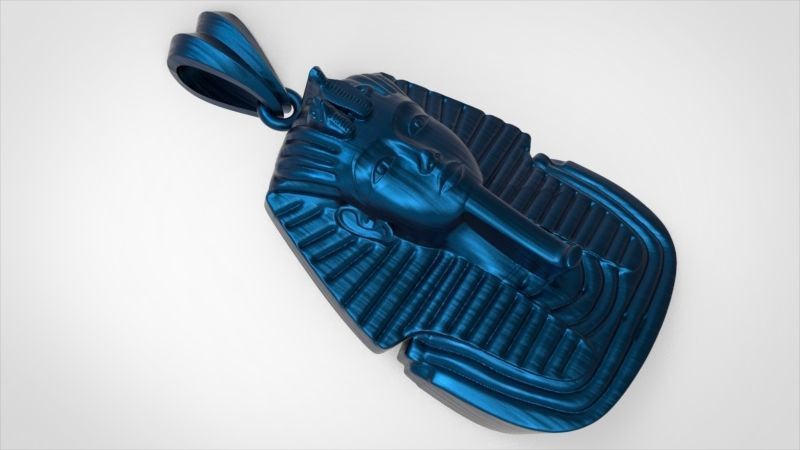 Egypt King Tutankhamun Pendant Necklace Charm Jewelry 3D print model_20