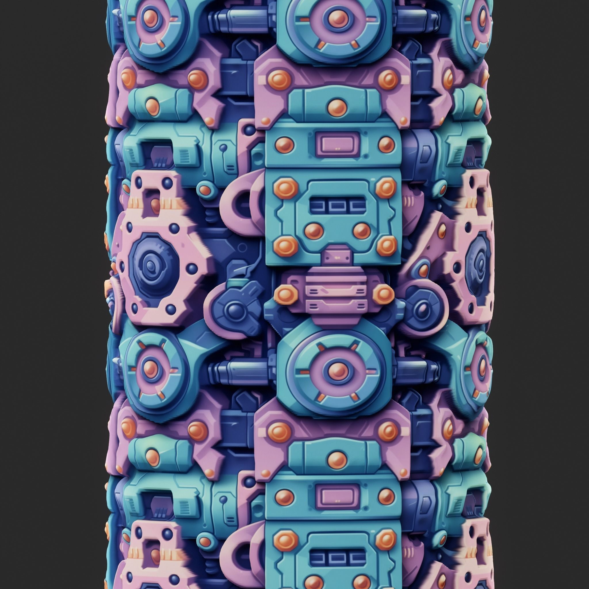 Sci-FI Seamless Texture  Texture_4