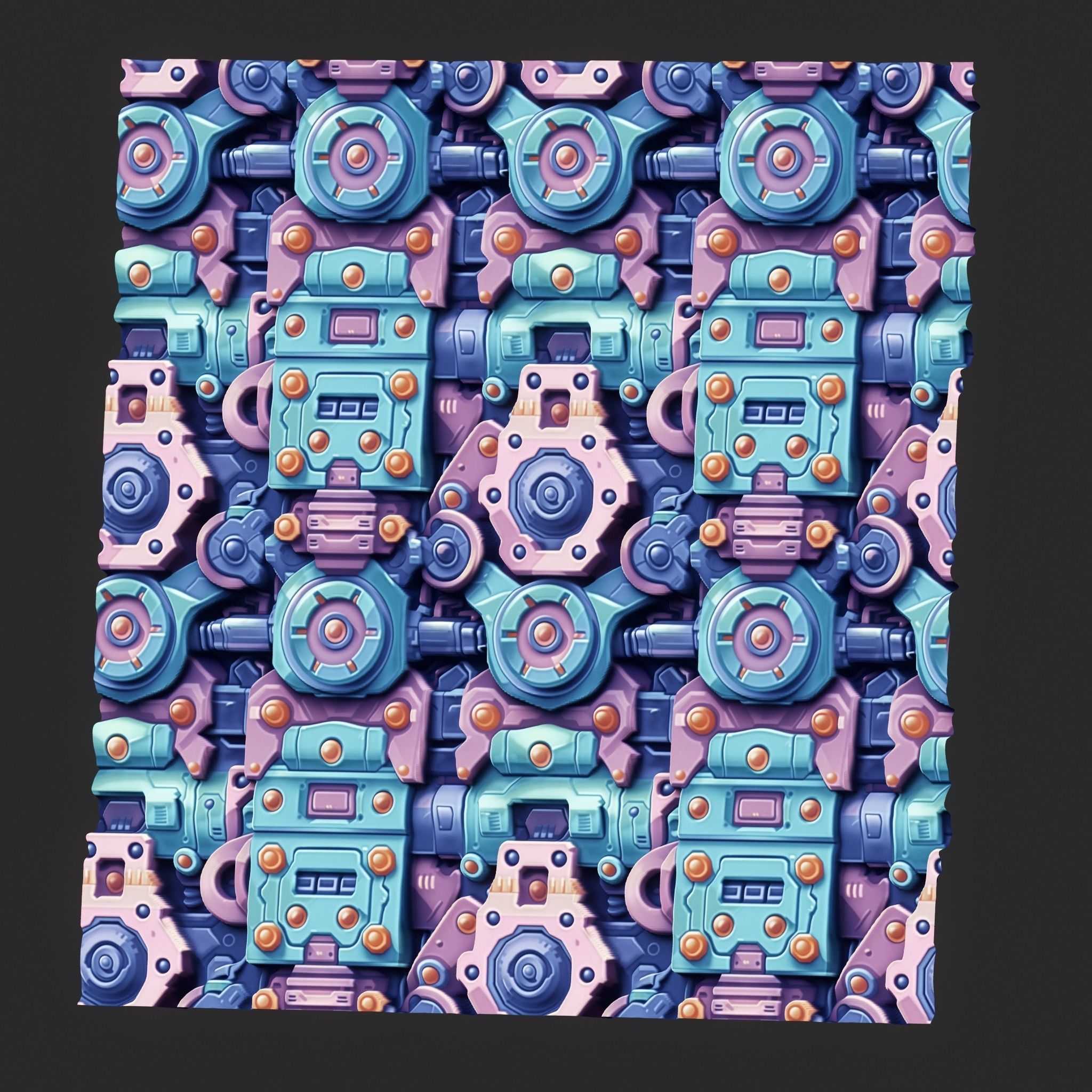 Sci-FI Seamless Texture  Texture_3