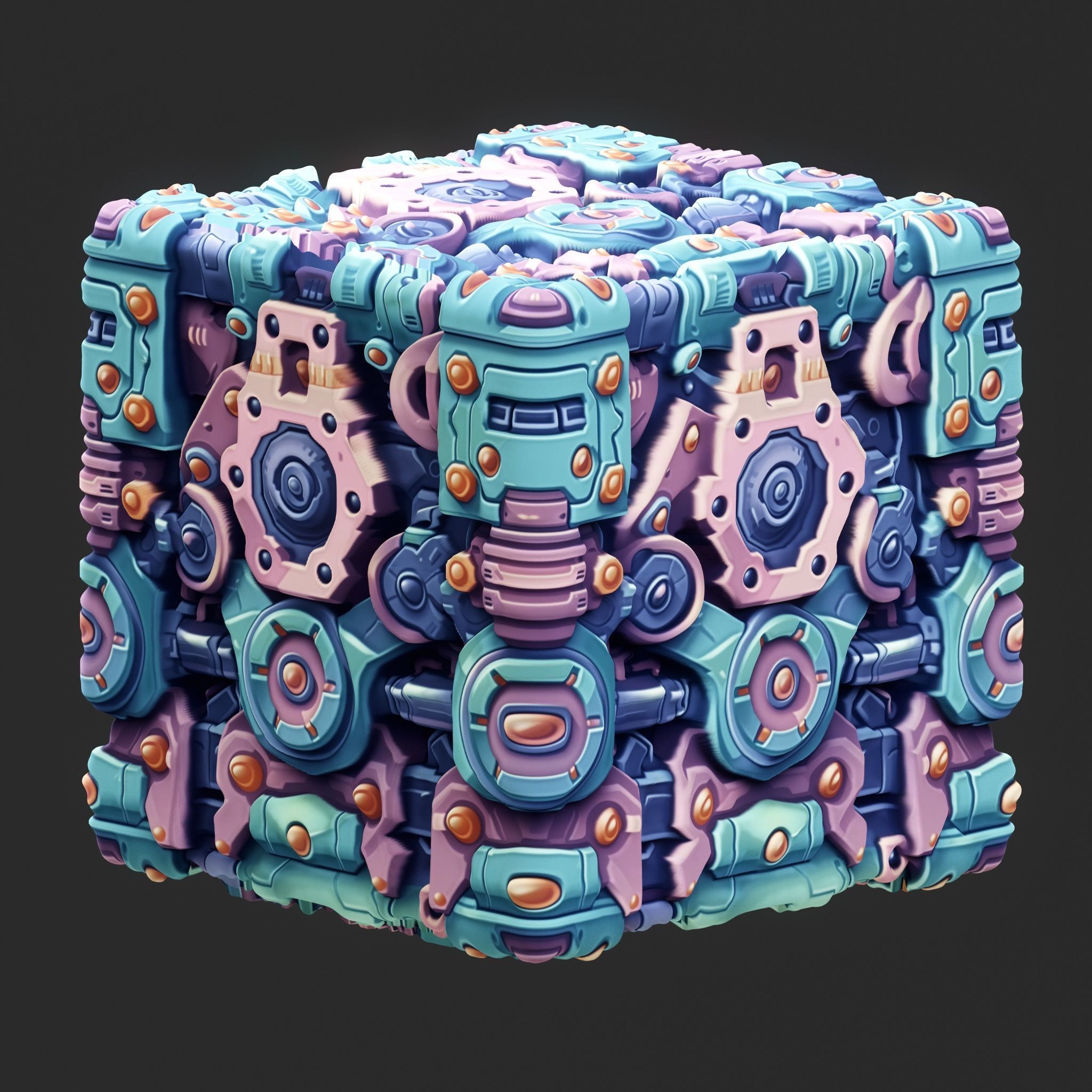 Sci-FI Seamless Texture  Texture_1