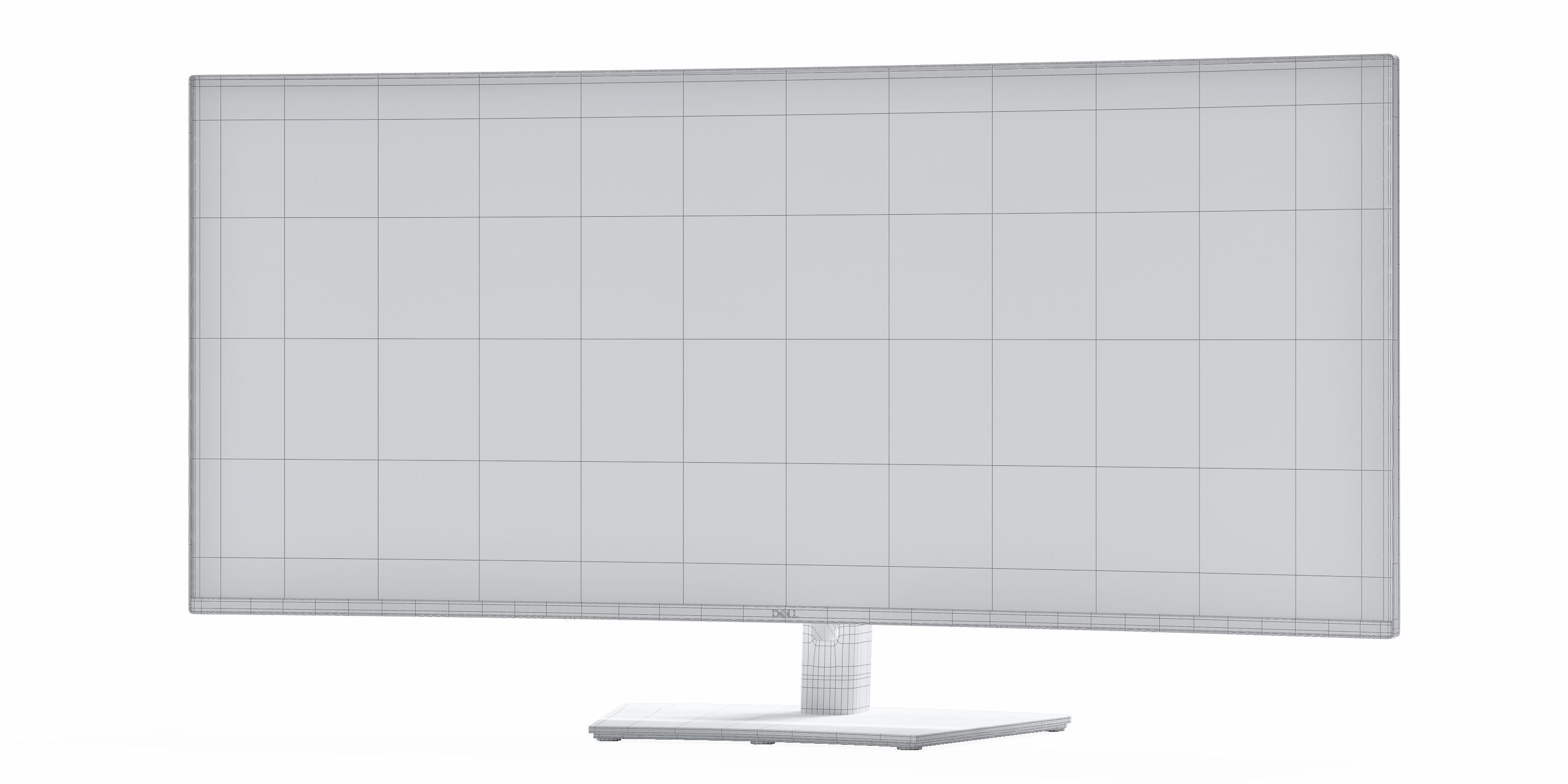 Dell UltraSharp 40-Inch Curved WUHD 3D model_4