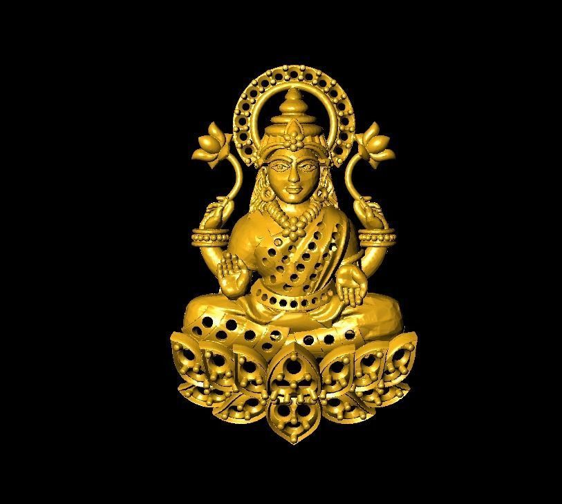 LAXMI  MODEL 3D print model_19