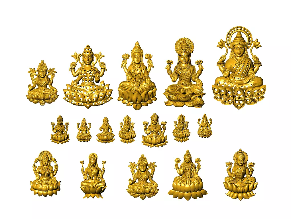 LAXMI  MODEL 3D print model_0