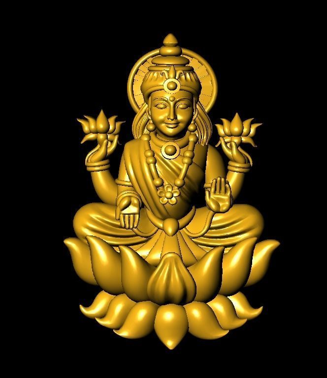 LAXMI  MODEL 3D print model_16