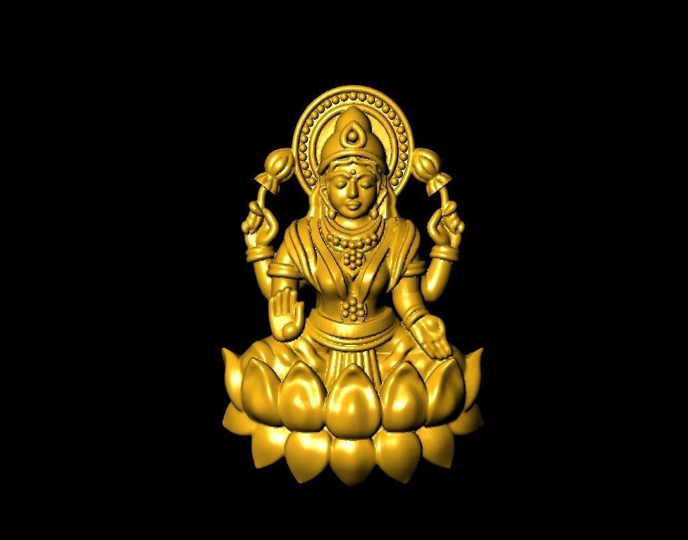 LAXMI  MODEL 3D print model_14