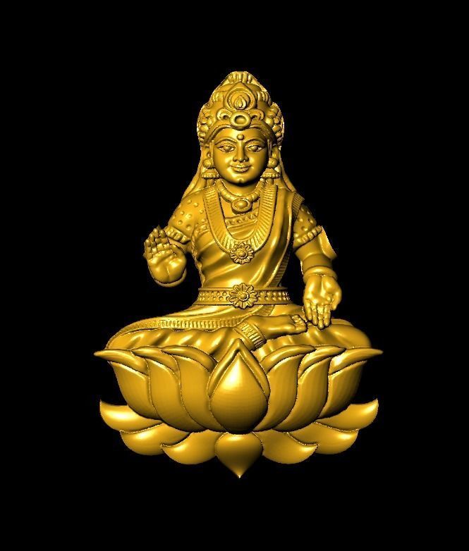 LAXMI  MODEL 3D print model_7