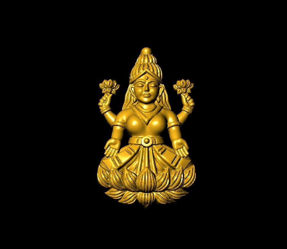 LAXMI  MODEL 3D print model_6