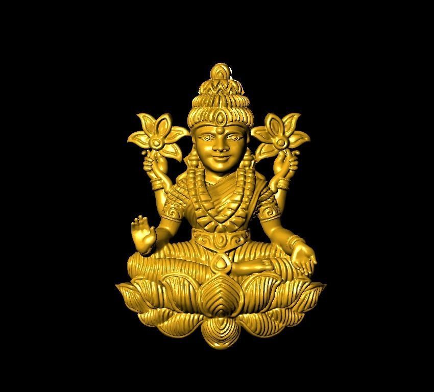LAXMI  MODEL 3D print model_13