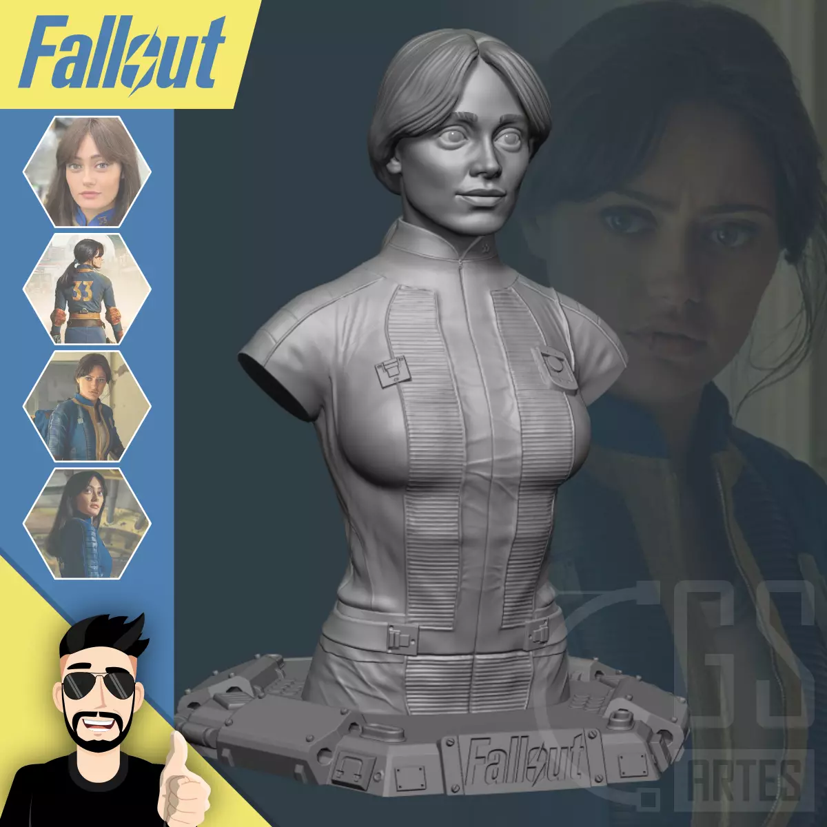 LUCY MACLEAN - FALLOUT 3D print model